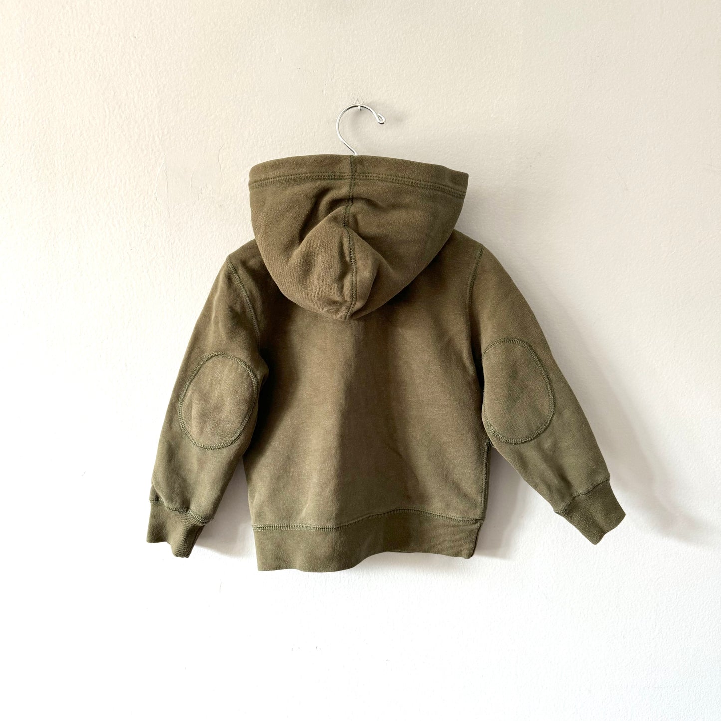 Roots / Khaki zip up hoodie / 4T