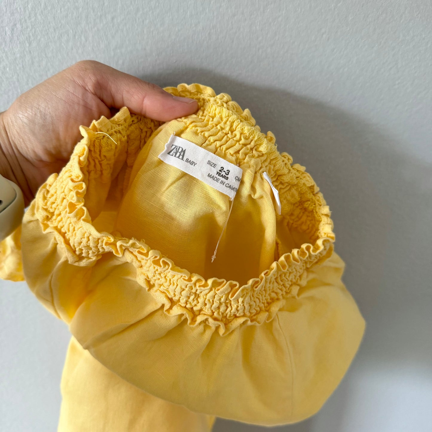 Zara / Yellow summer dress / 2-3Y