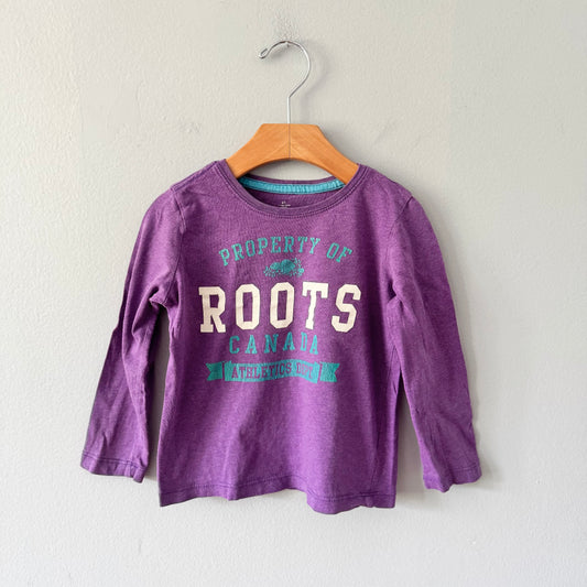Roots / Purple long sleeve top / 4T