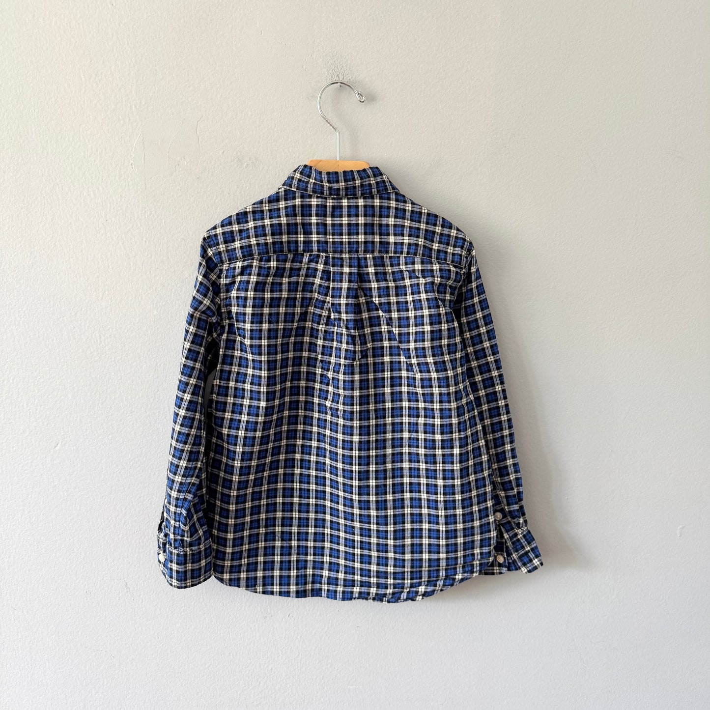 Polo Ralph Lauren	/ Blue checked shirt / 5Y