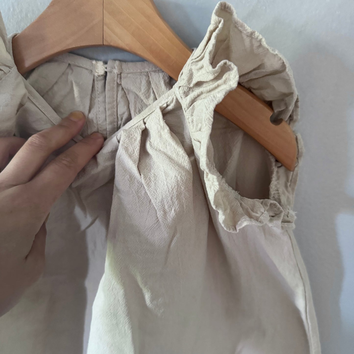 No brand / Beige tank dress / 2-4Y
