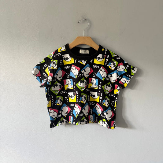 Peanuts / Snoopy oversize black t-shirt / 105cm(3Y)