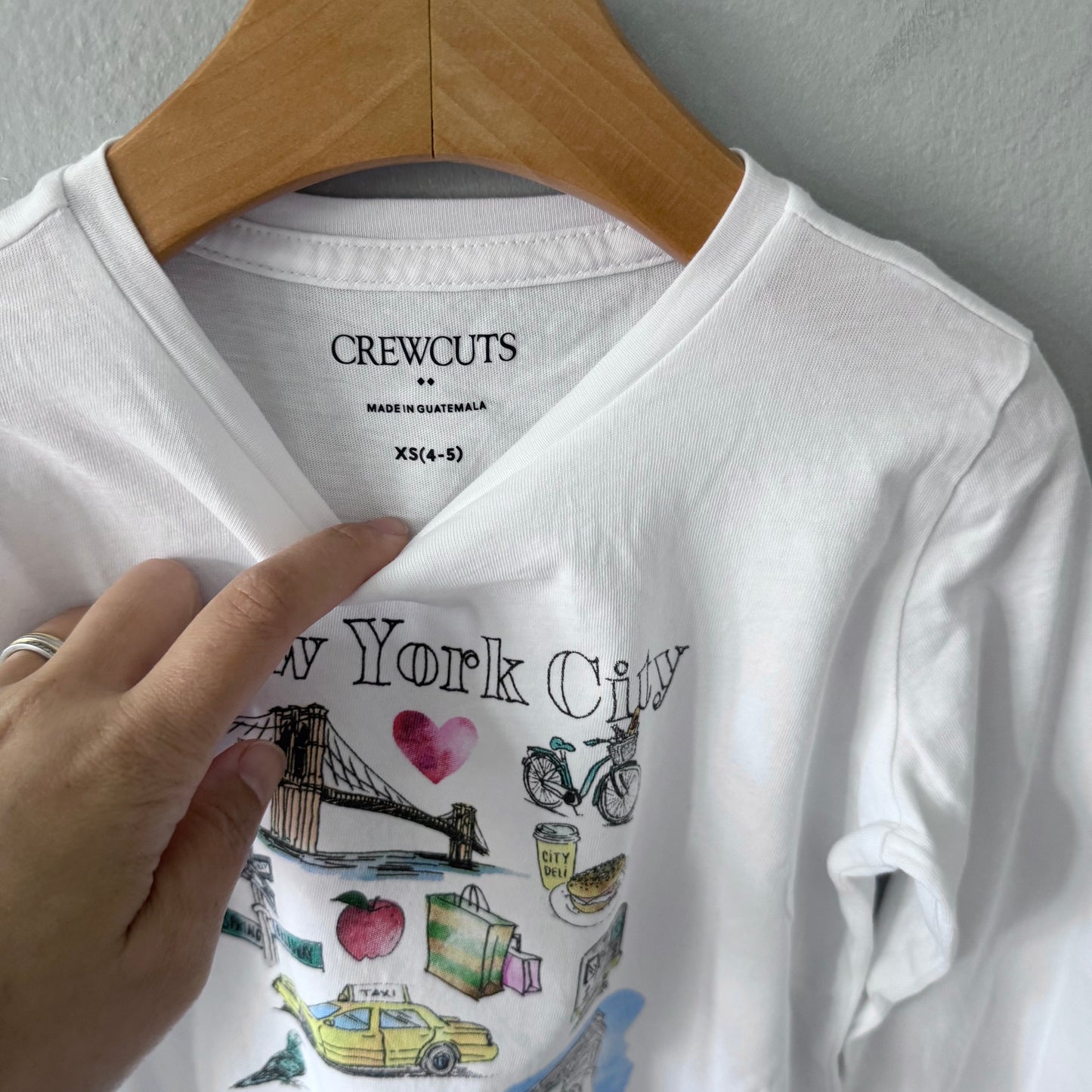 Crewcuts / Manches longues New York / 4-5 ans