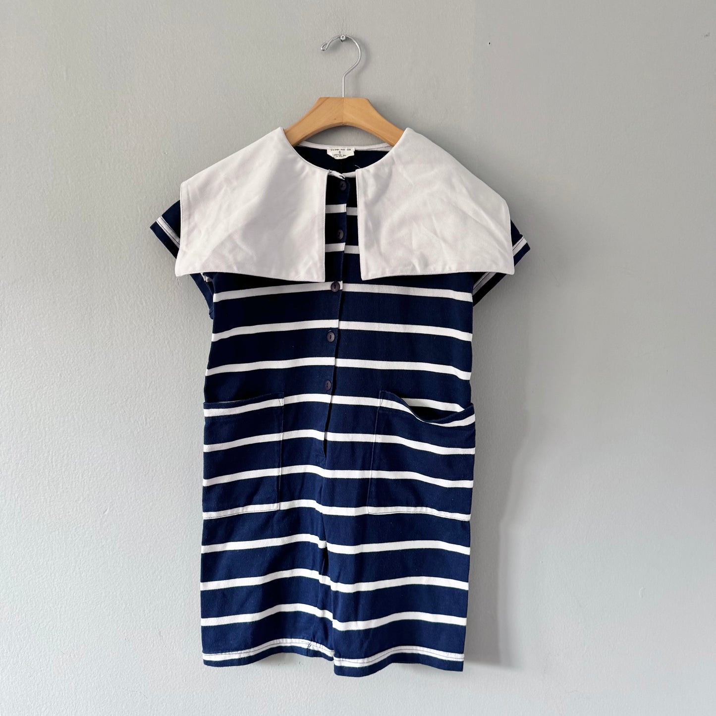 Barboteuse rayée vintage / 6 ans