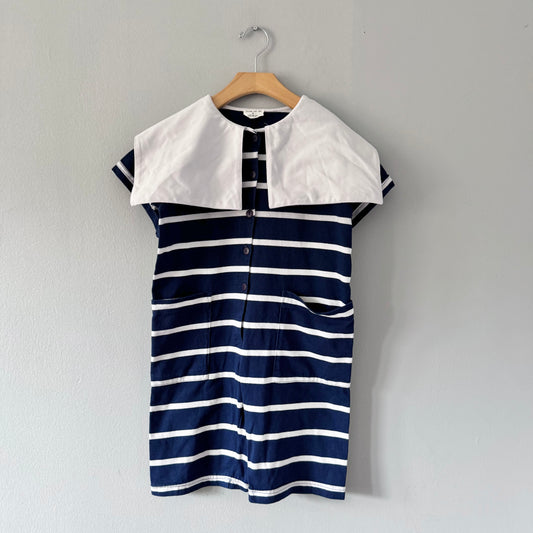 Vintage / Stripe romper / 6Y
