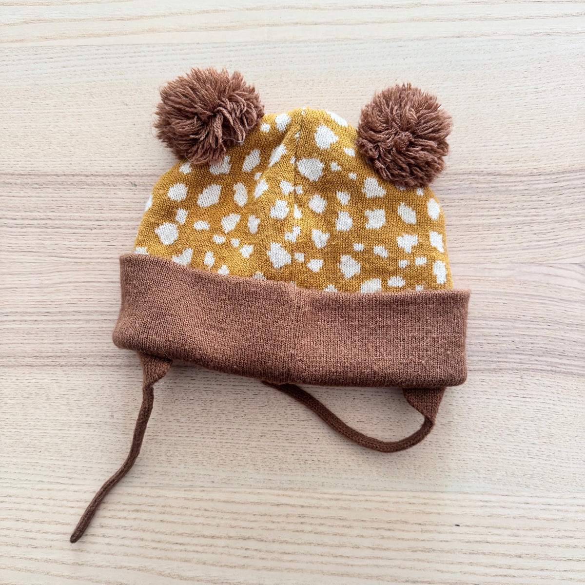 Zara / Brown knit hat / 2-3Y