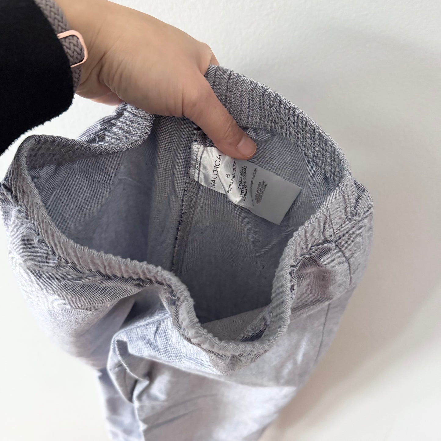 Nautica / Pantalon en coton chambray / 6 ans
