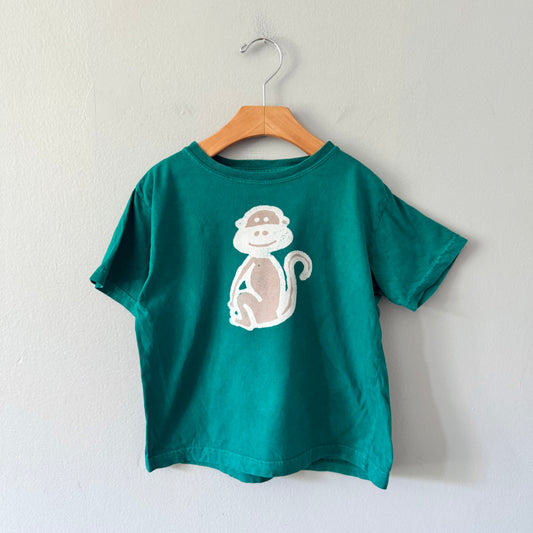 Organic by rabbir skins / Green T-shirt / 4Y