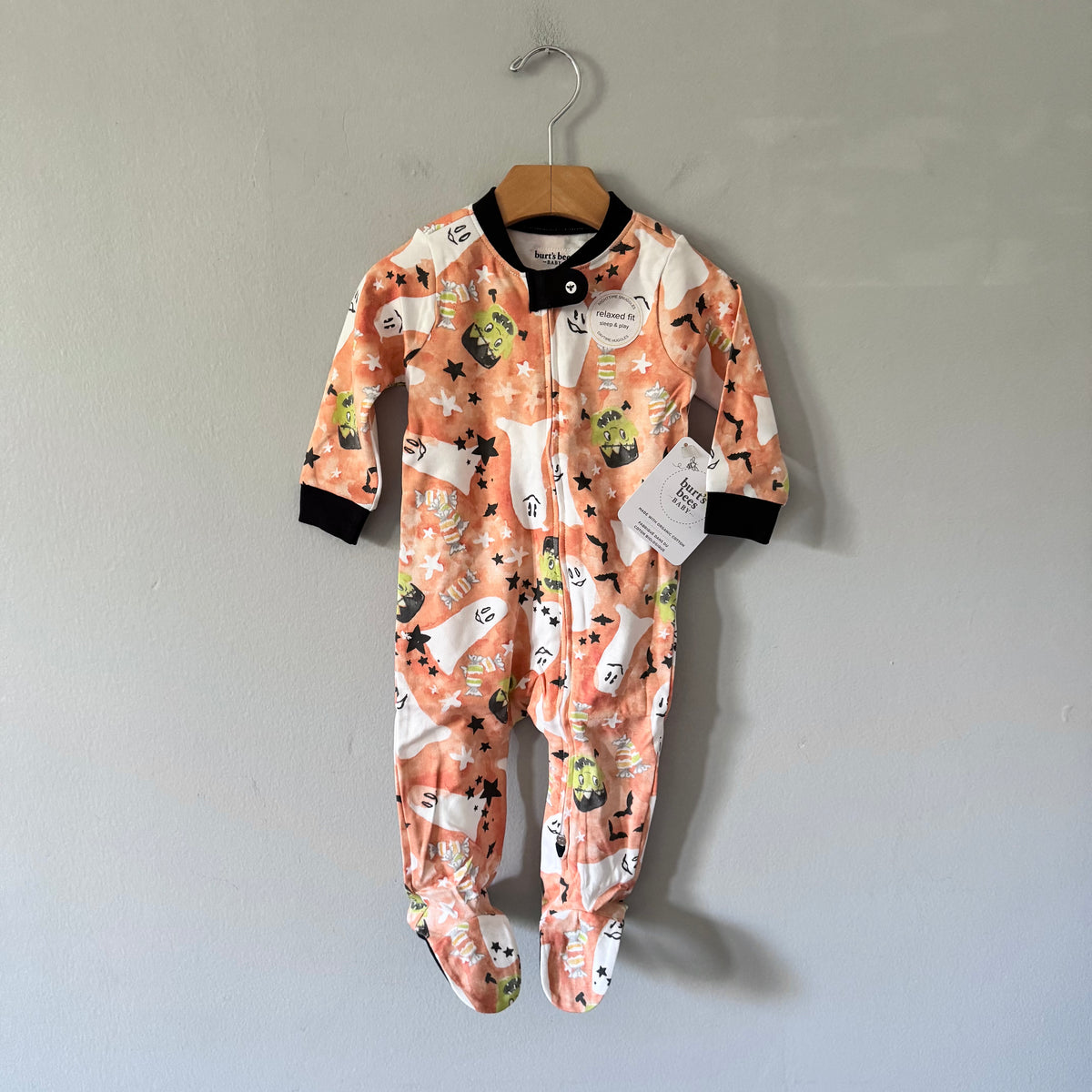 Burt's bees / Halloween romper / 9M - New with tag