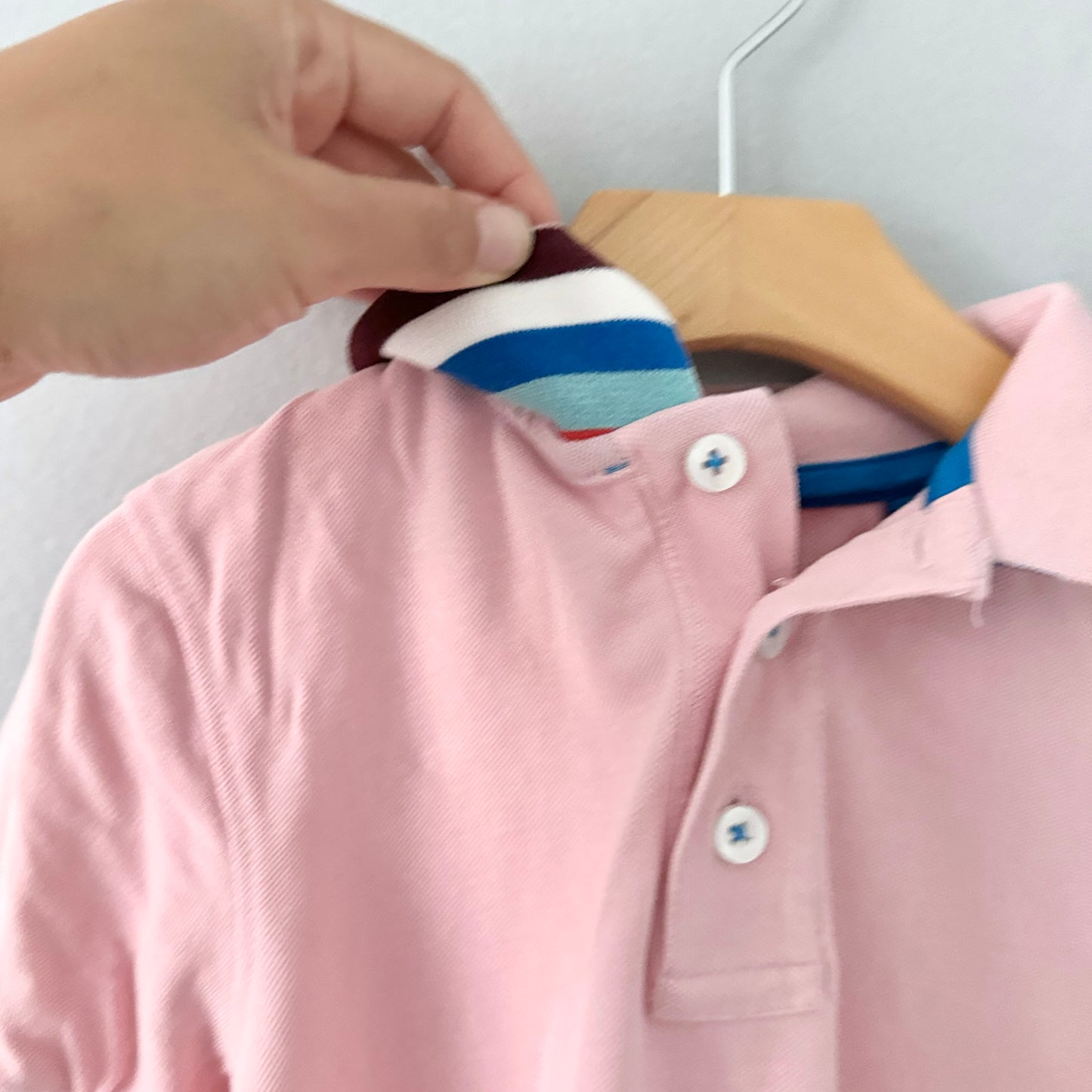 Mini Boden / Pink Polo shirt / 6-7Y