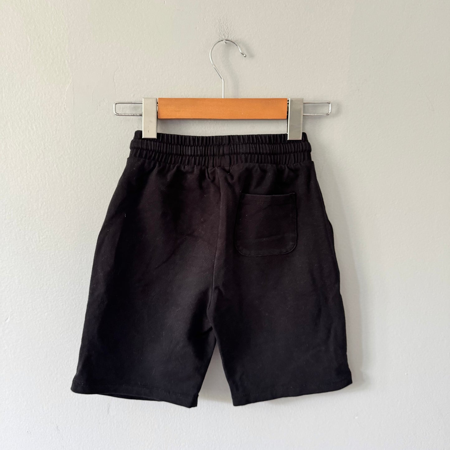 Miles the label / Black crew shorts / 8Y