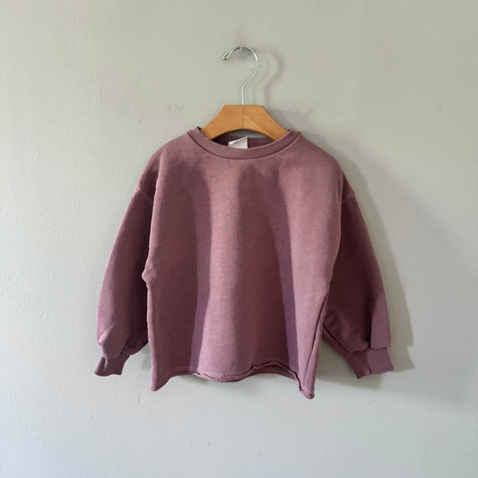 Zara / Brown boxy sweatshirt / 3-4Y
