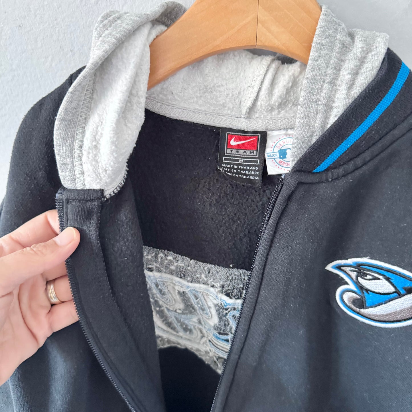 Nike x MLB / Toronto Blue Jays sweat à capuche zippé noir / M(10-12 ans)