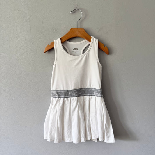 Roots / White tank dress/skort / 3T