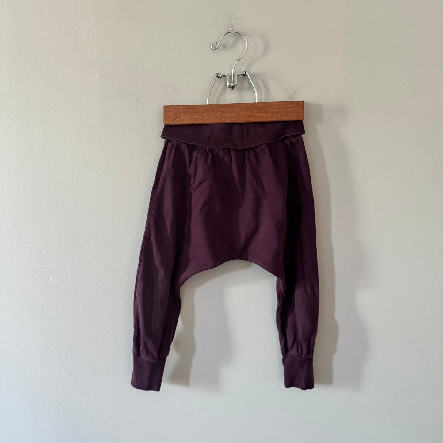 Mini mioche / Plum harem pants / 1-2Y