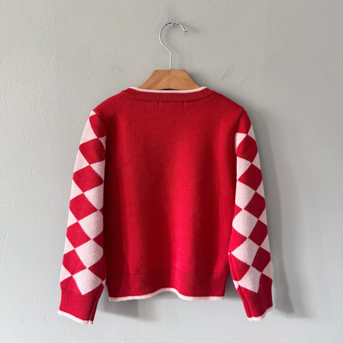 Elle Kids / Red knit sweater / 3-4Y
