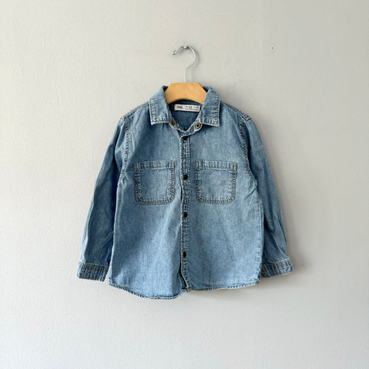 Zara / Denim shirt / 4-5Y