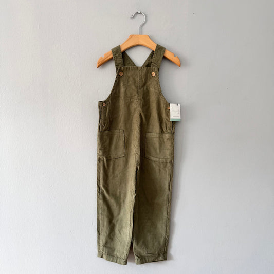 Little Planet / Khaki corduroy overalls / 3T - New with tag