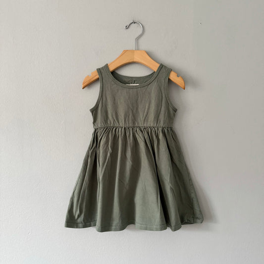 Mini mioche / Tank dress - khaki / 3-4Y