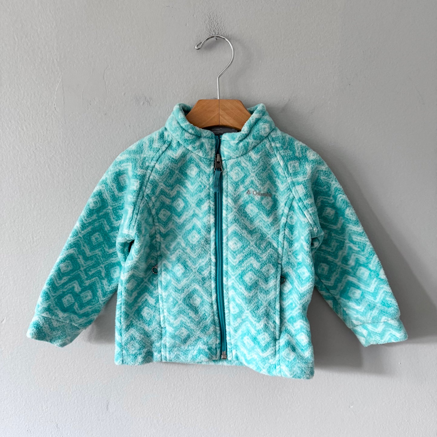 Columbia / Mint green fleece jacket / 2T