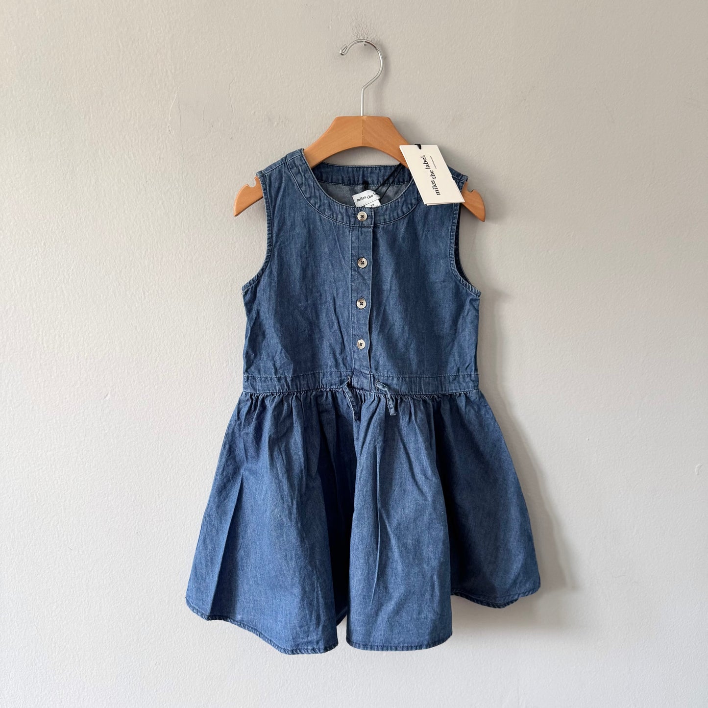 Miles the label / Chambray tank dress / 5Y - New with tag