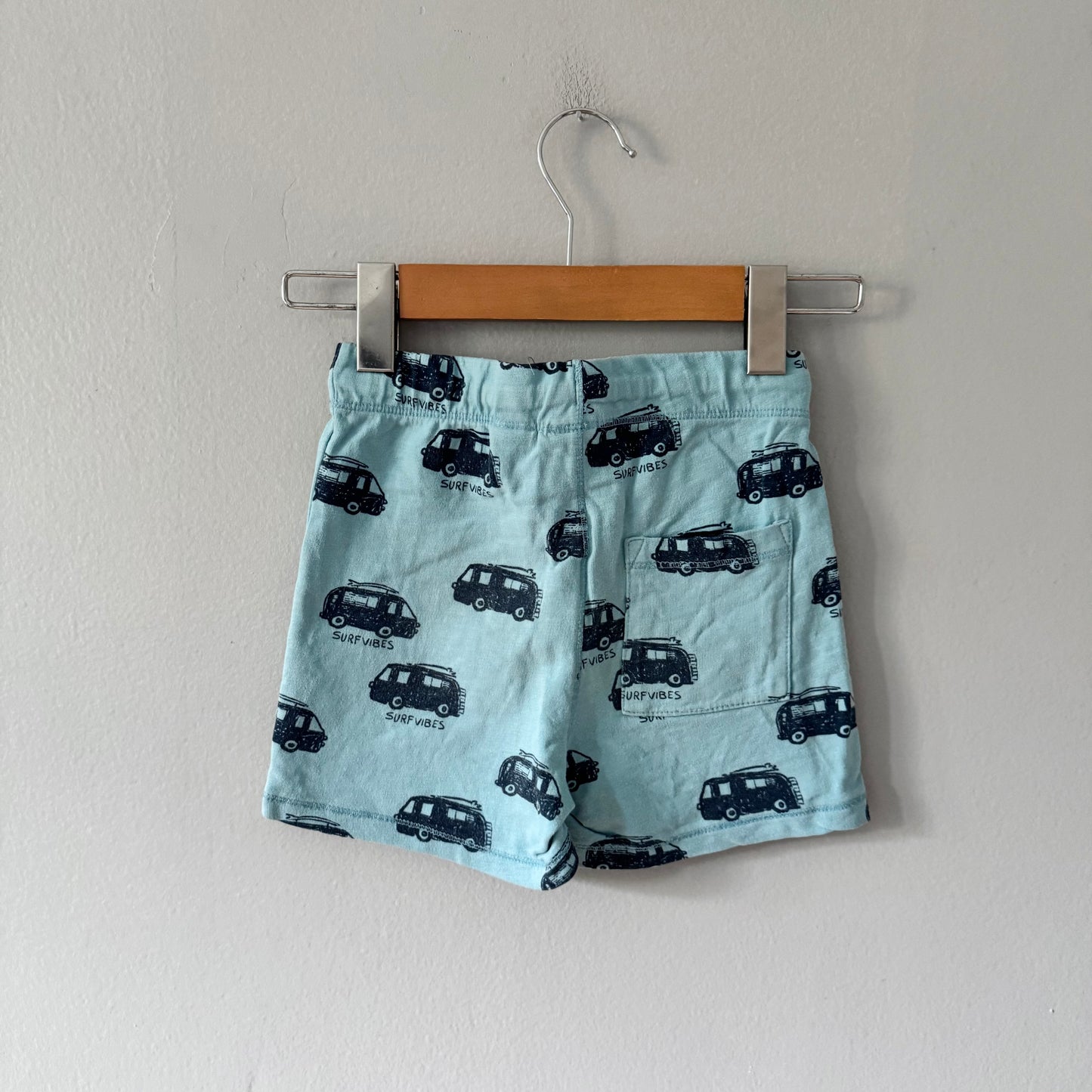Zara / Blue x bus shorts / 4-5Y