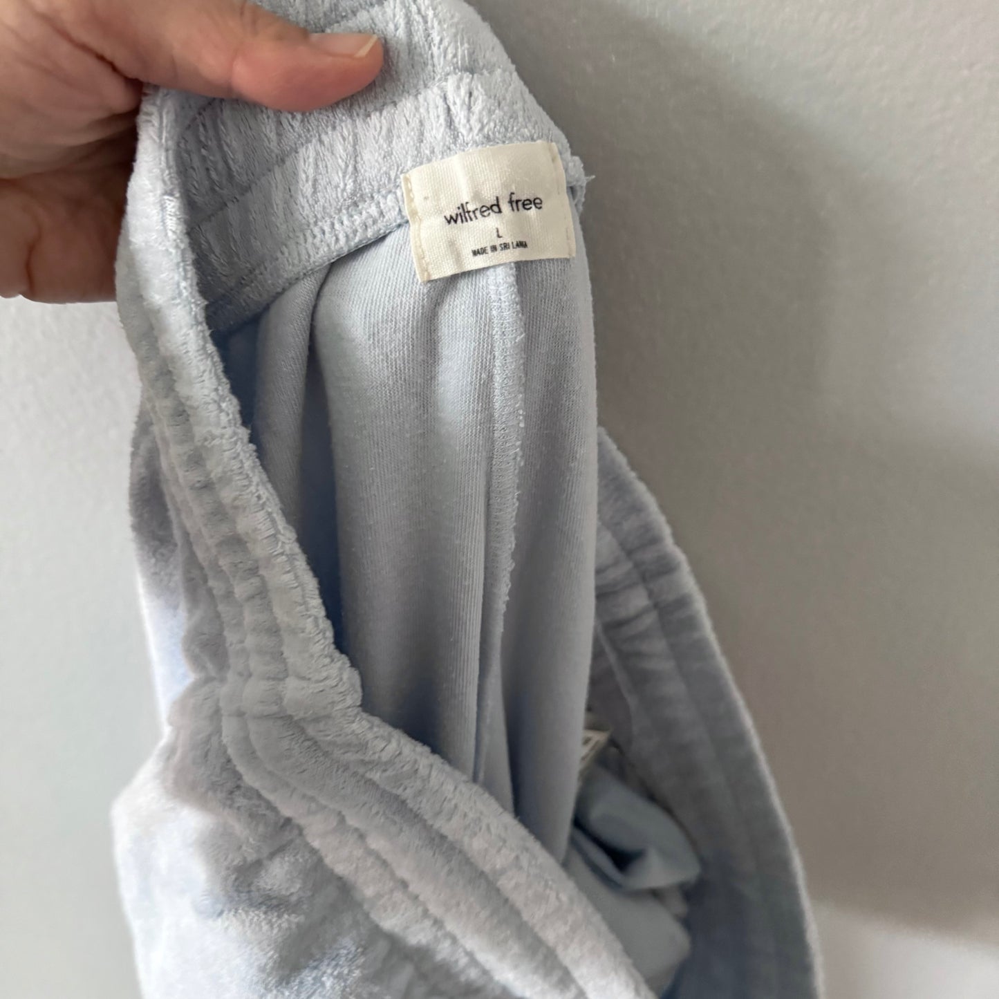 Wilfred Free / Pantalon en molleton bleu clair / G