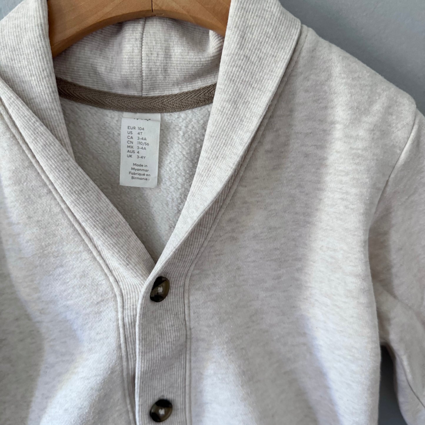 H&M / Crew buttoned jacket / 3-4Y
