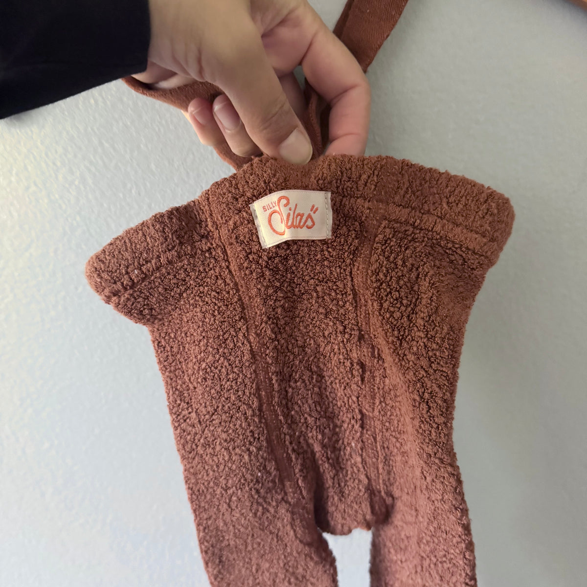 Silly Silas / Brown footed tights / 3-6M