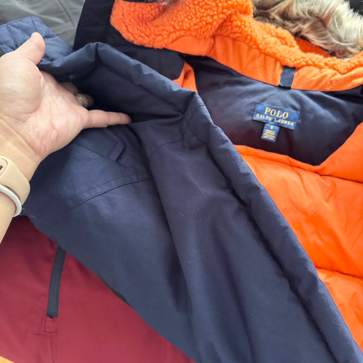 Polo Ralph Lauren / Navy winter jacket / 6Y