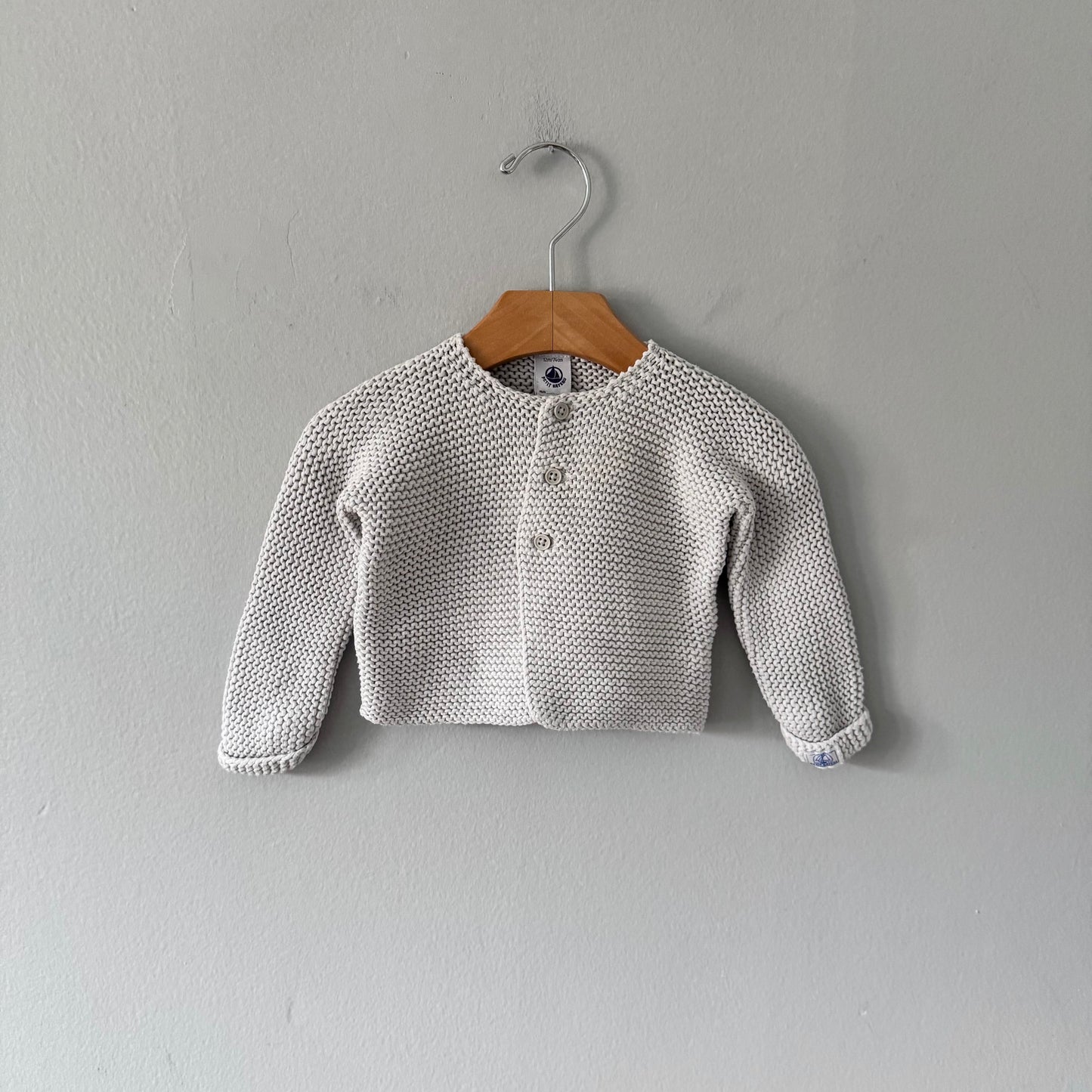 Petit bateau / Veste en tricot de coton / 12M