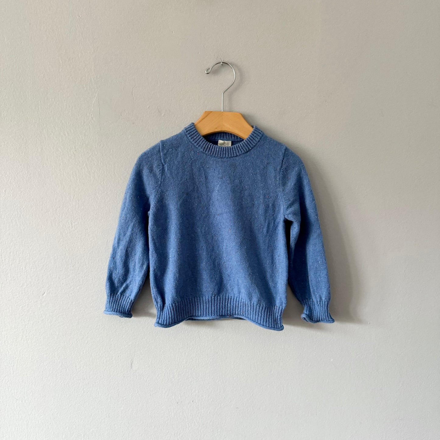 COS / Blue wool knit pullover / 2-4Y