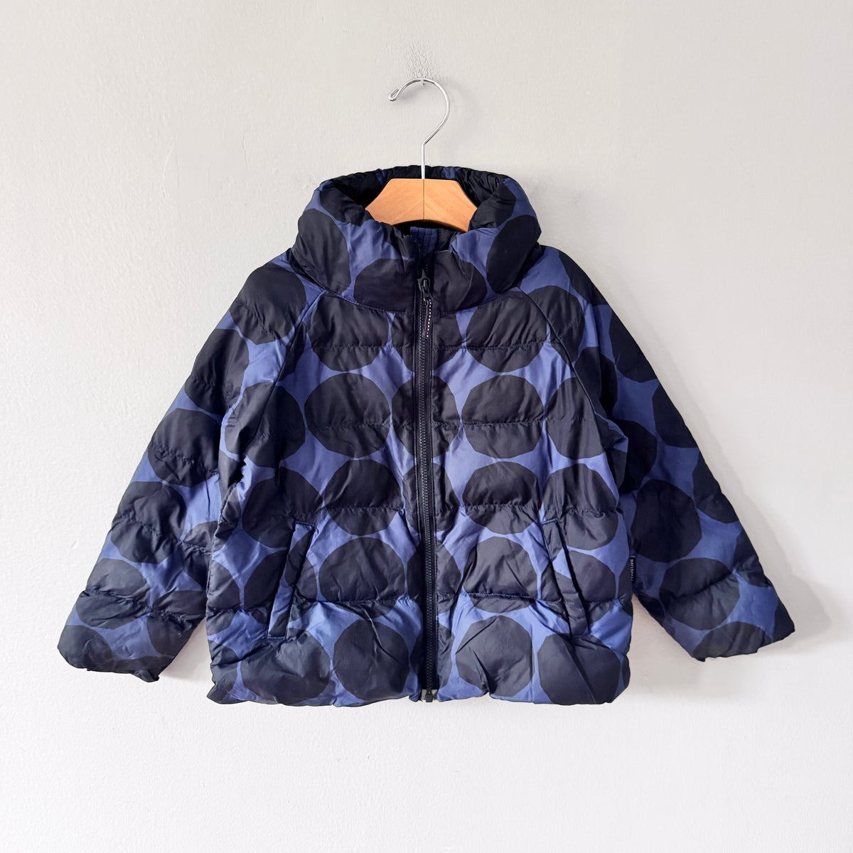 Uniqlo / Dots puffer jacket / 4Y