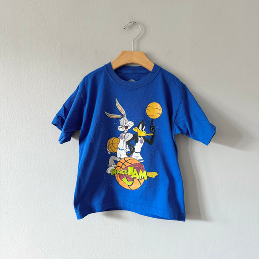 Space Jam / Blue T-shirt / 4-5Y