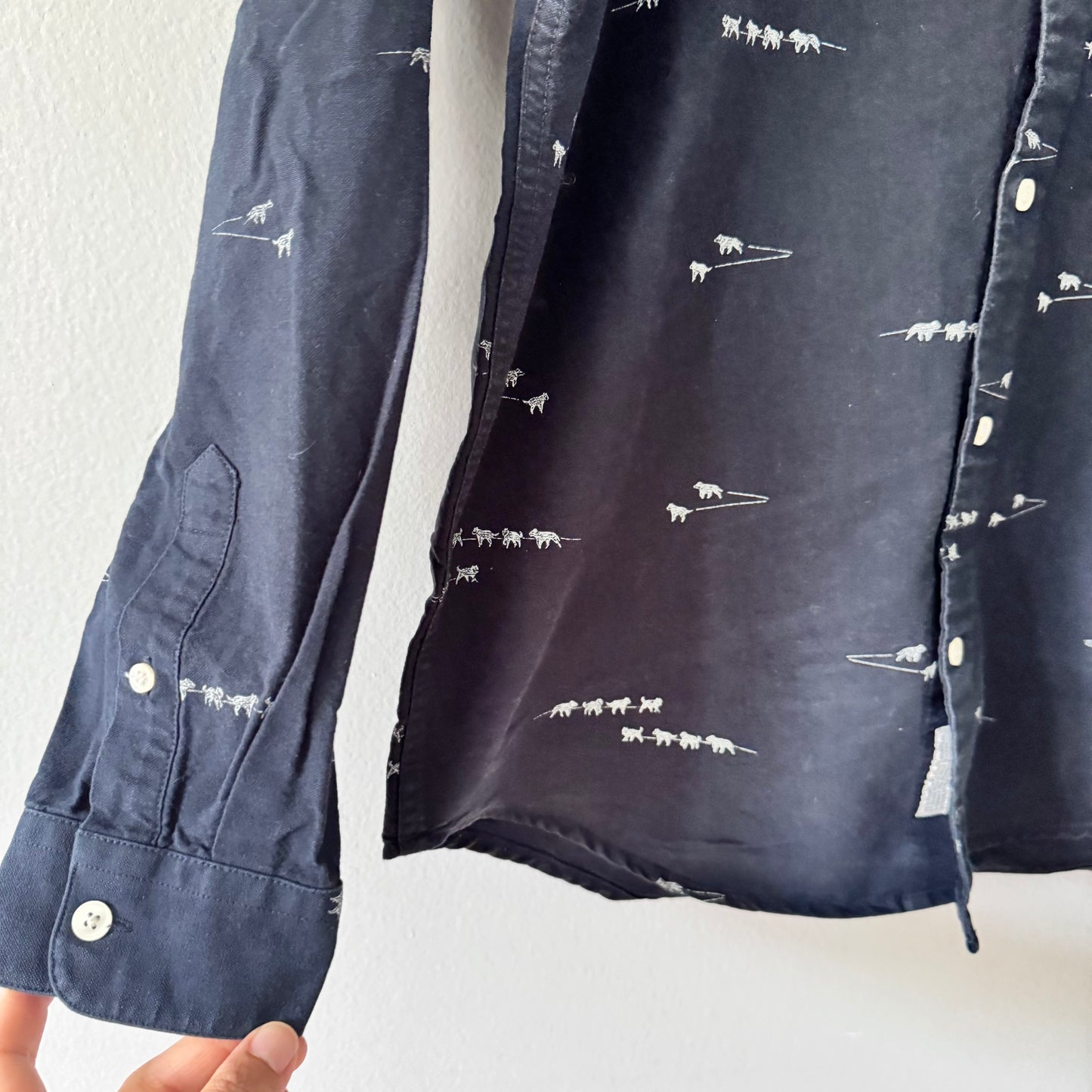 Frank & Oak / Navy cotton shirt / Men M