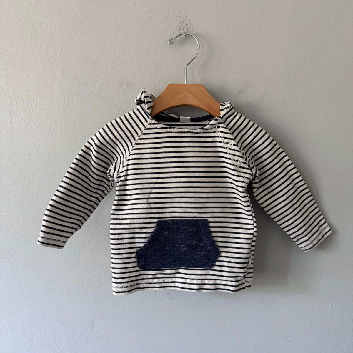 Petit lem / Stripe hoodie / 12M