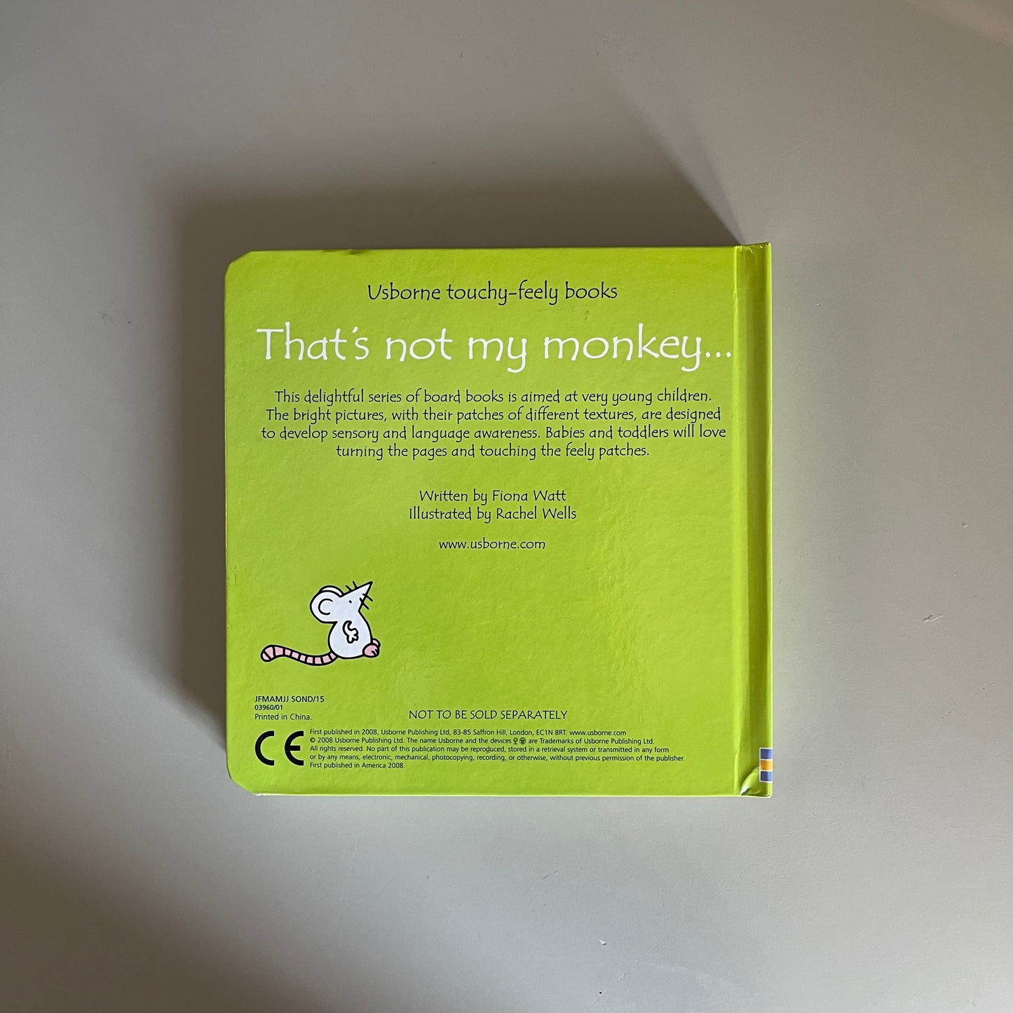 Usborne touchy-feely books - That's not my monkey