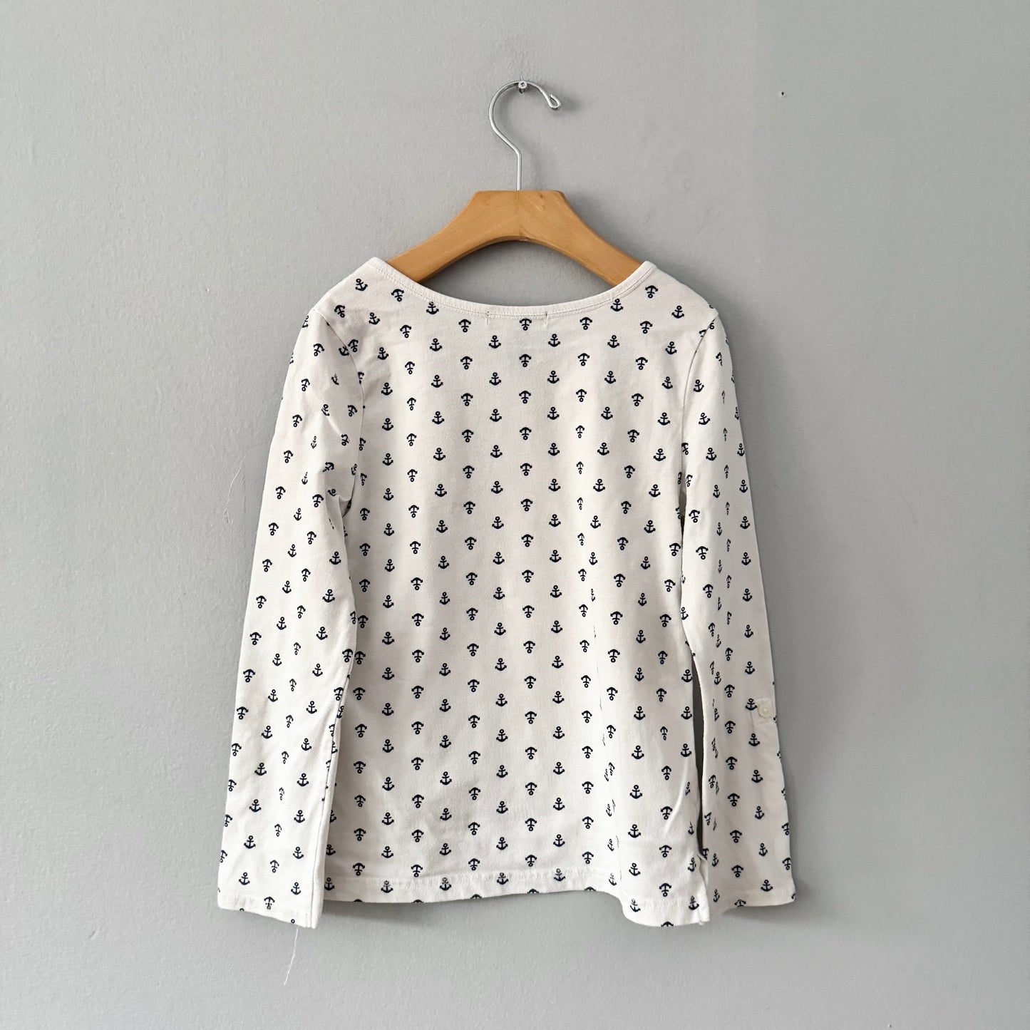 Gap / Ancre blanche à manches longues / 6-7 ans