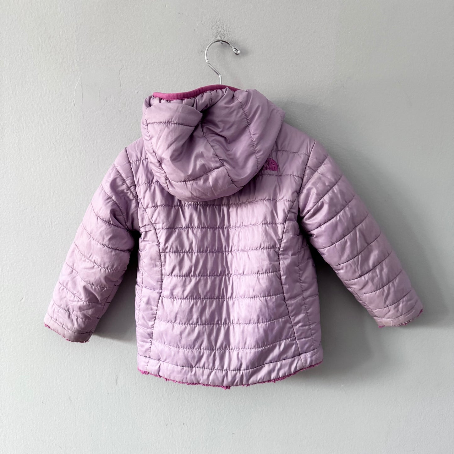 The North Face / Reversible puffer jacket - Sherpa x purple / 2T