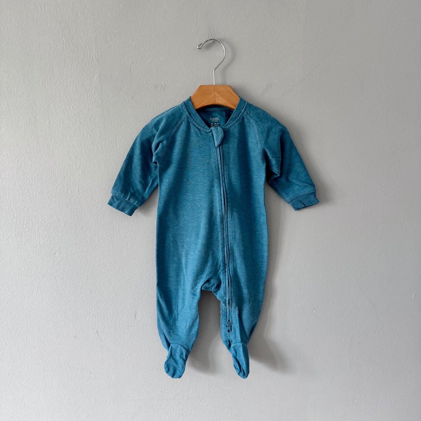 Nest x Pantone / Grenouillère bleue / 3-6M
