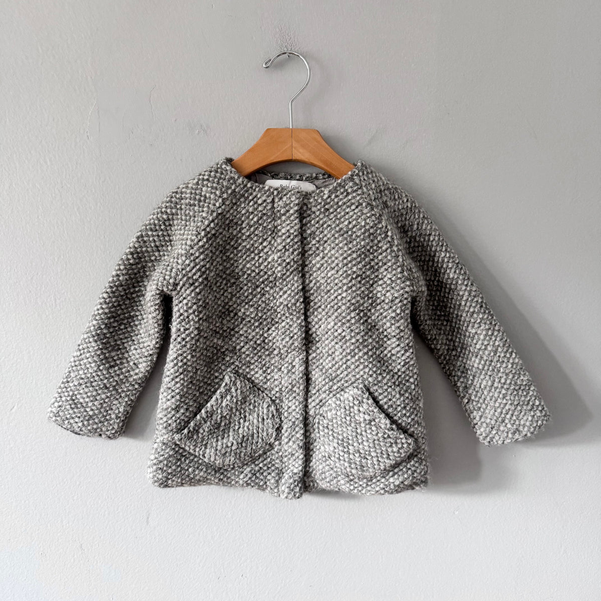 Zara / Grey knit jacket / 3-4Y