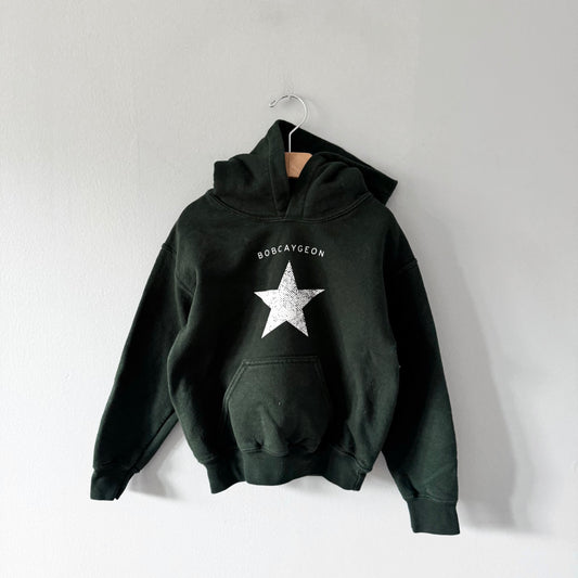 Bobcaygeon / Dark green hoodie / 4Y