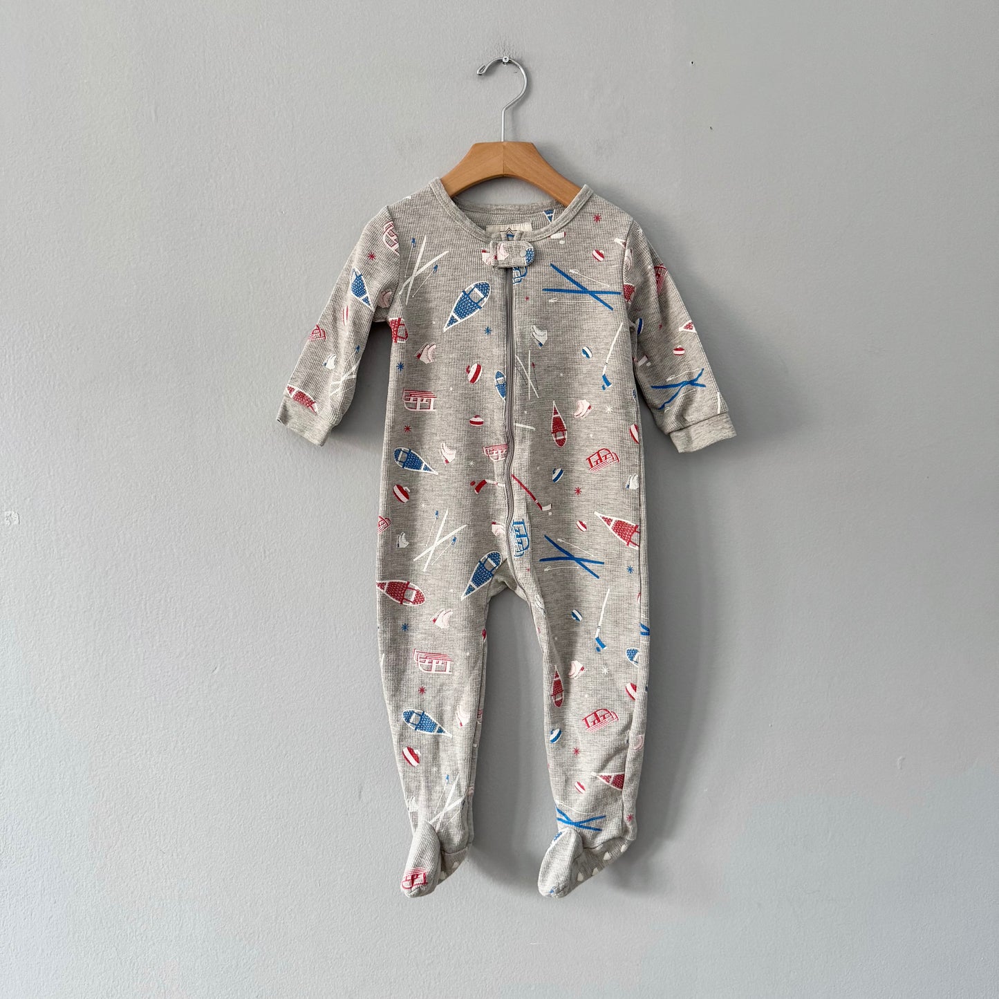 Arborist / Light grey x winter sports romper / 18-24M