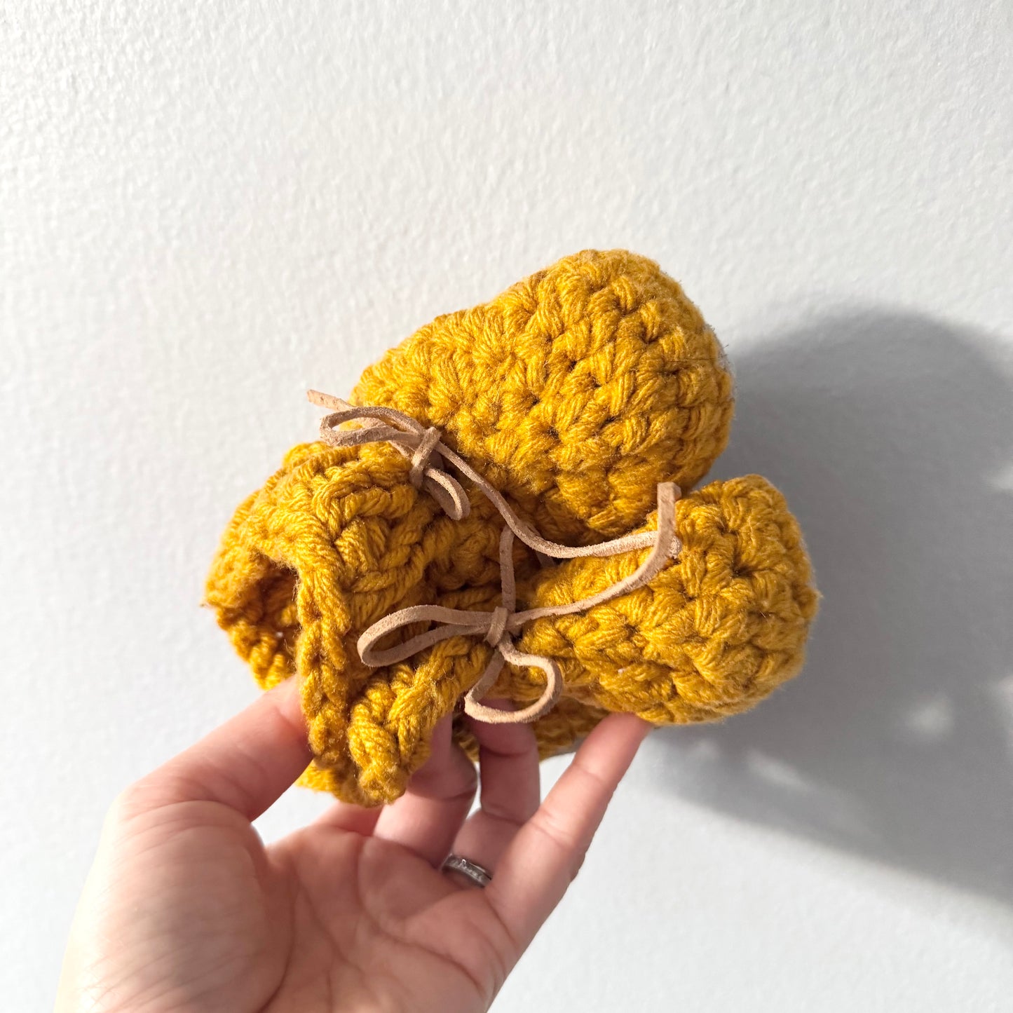 Tewe Reds / Crochet bootie / 12M(Outsole 5 inches)