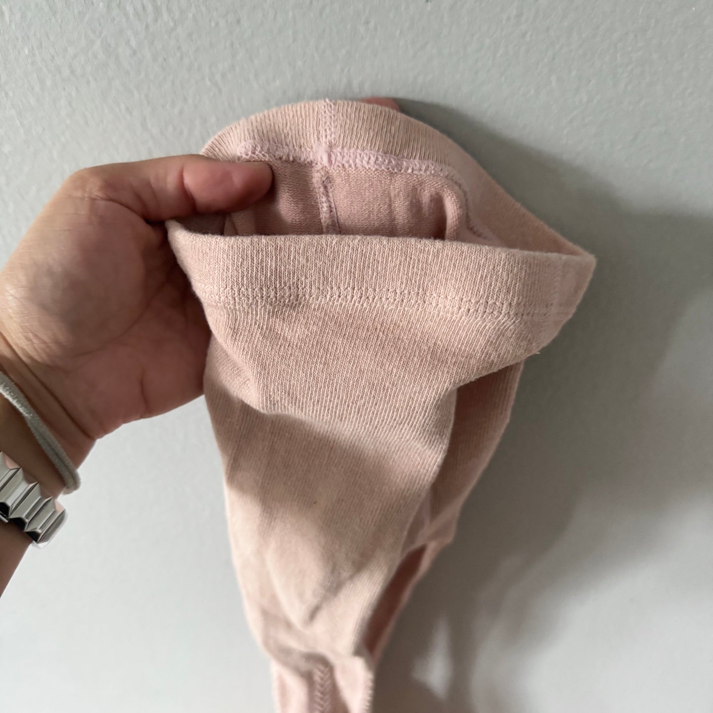 Mini Rodini & No brand / White & pink tights / 1.5-3Y
