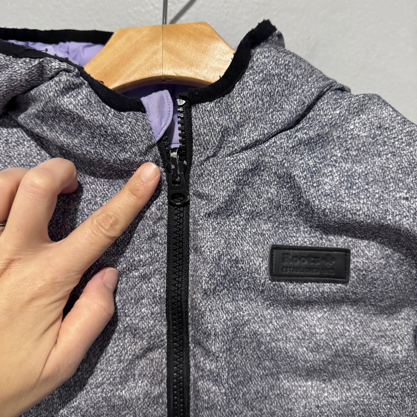 Roots / Reversible puffer jacket / 5-6Y