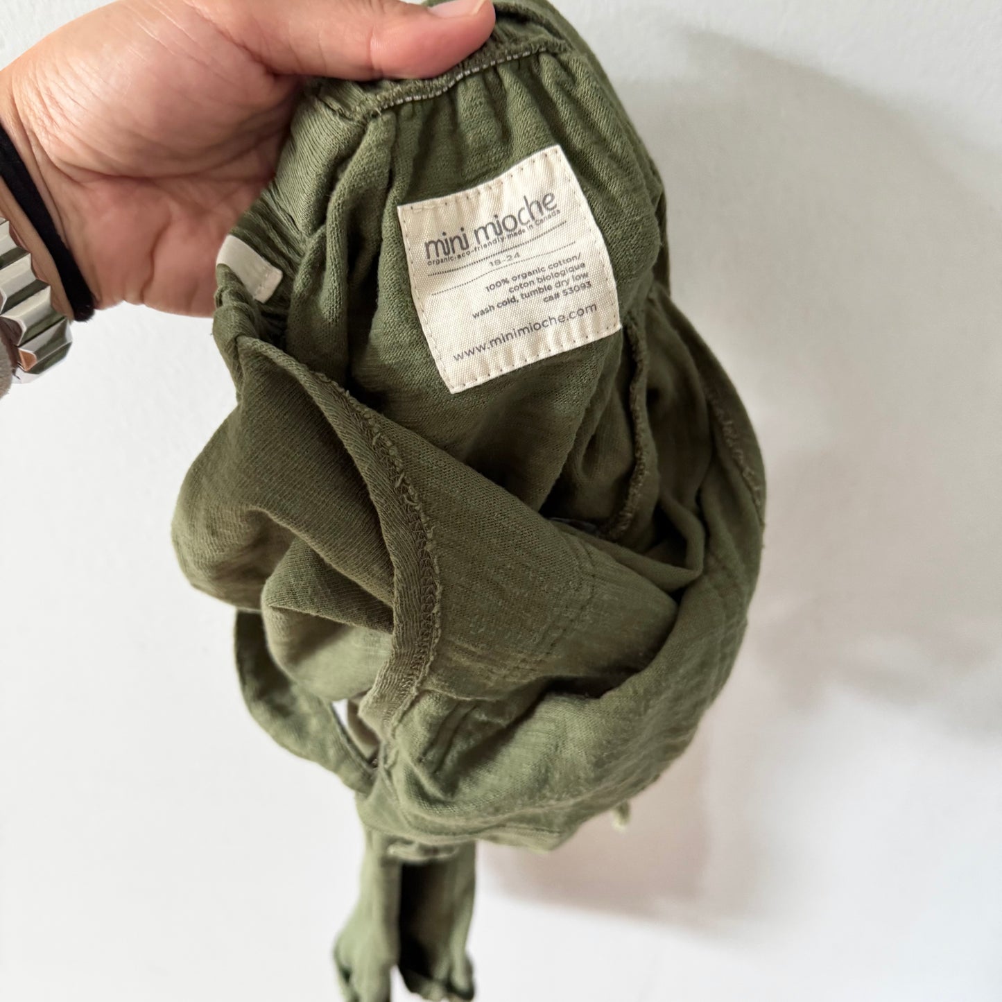 Mini mioche / Khaki overalls / 18-24M
