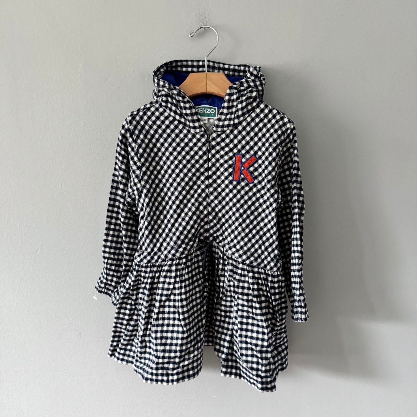 Kenzo / Plaid check dress / 4Y