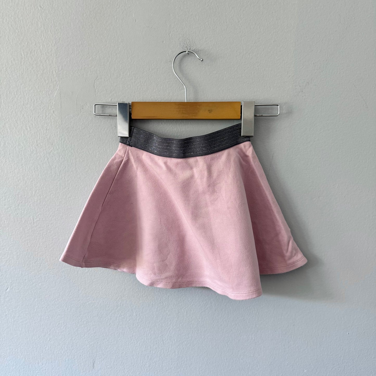 Gap / Light pink cotton x modal skirt / 6-7Y