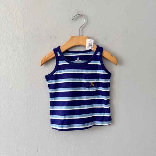 Gap / Blue stripe tank / 12-18M - New with tag